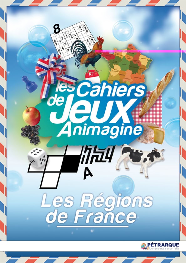 Cahier de Jeux Animagine: Régions de France